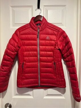 My Trail Co Women's Red Lightweight Quilted Puffer Jacket